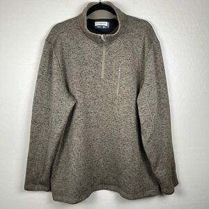 Magellan Outdoors Pullover Sweater‎ 1/4 Zip Moisture Wicking Mens 2XL